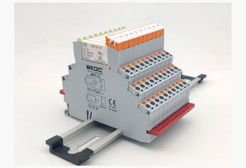 Terminal Block Relays Module para sa PLC Interfaces DIN Rail Mounted Push in Connection