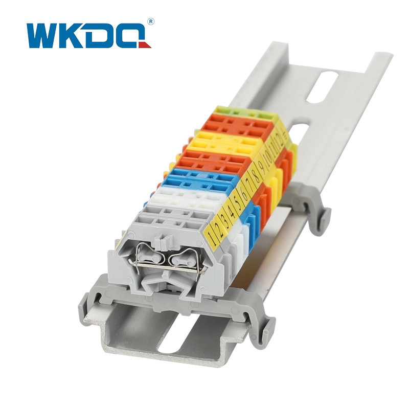 260-301 Spring Clamp Terminal Block Pluggable Copper Alloy Contact CE Certificate