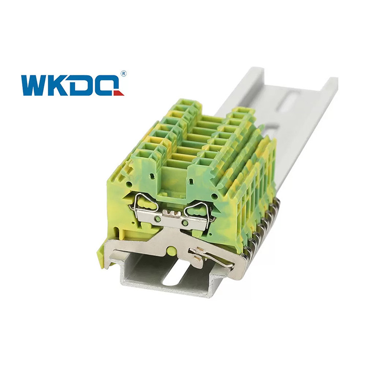 280-107 Maramihang Mga Pag-andar Spring Cage Connection Terminal Block , Spring Loaded Wire Terminal Feed Through