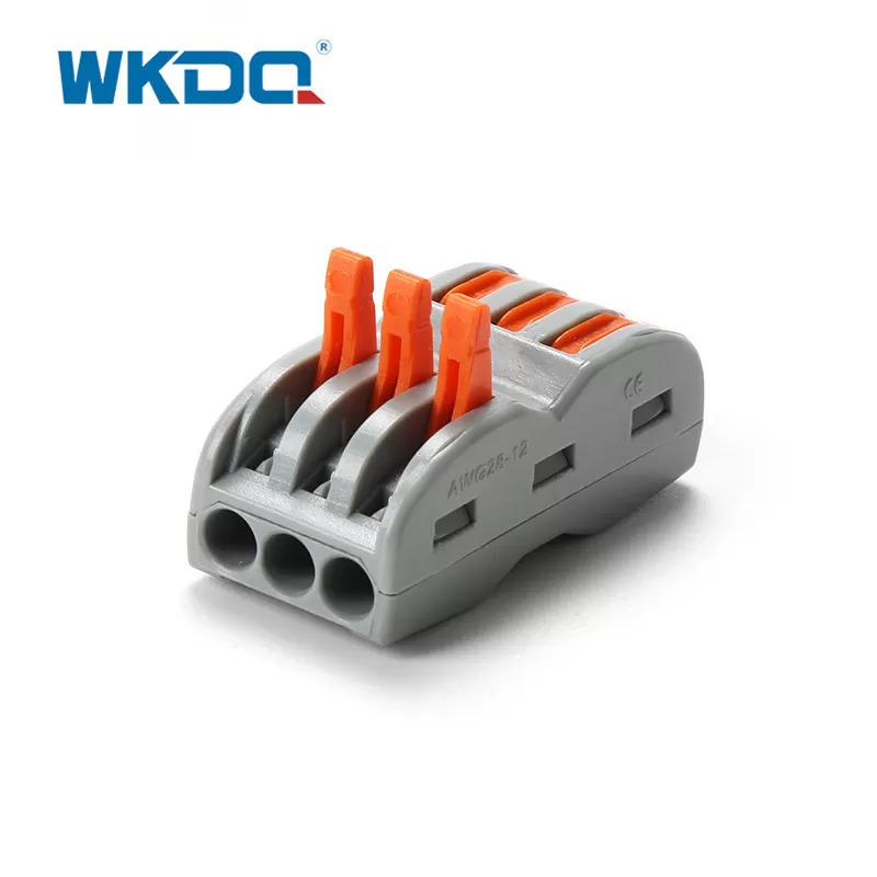 3 pin Push In Wire Connectors 222-423 Uri ng electrical terminal block