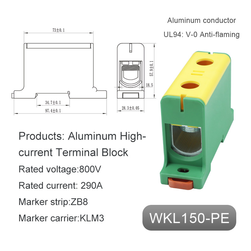 China ground aluminyo terminal block