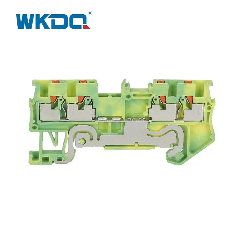 Din Rail Maginhawang Naka-mount na Electrical Terminal Block Connectors na May Mahabang Buhay