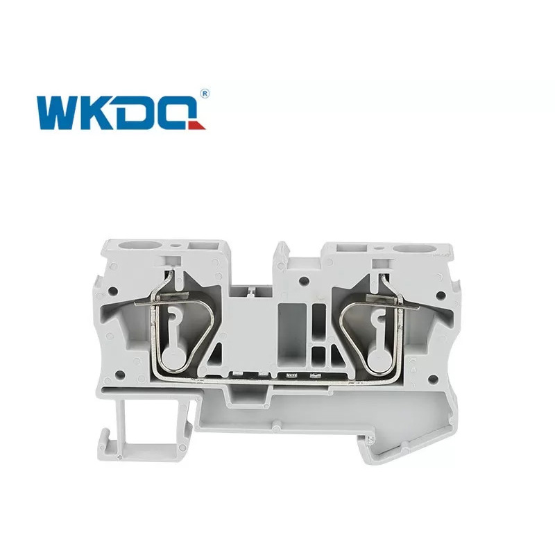 Din Rail IEC 800V 57A JST 6 Spring Cage Terminal Block