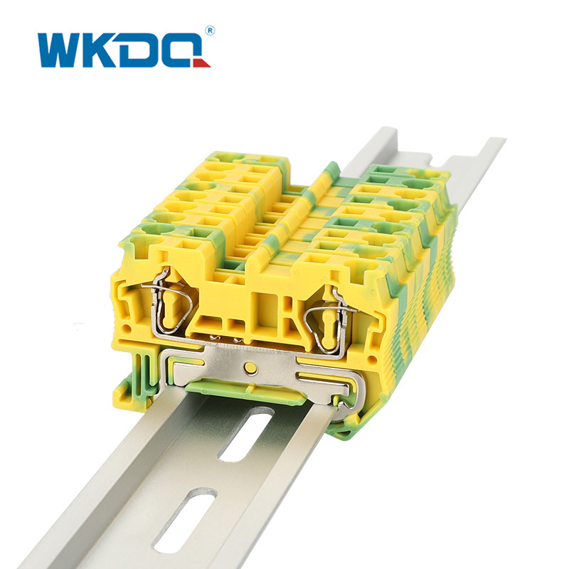 JST 4-PE Spring Terminal Block Connector Green Kulay 800V 41A 4mm Cross Section