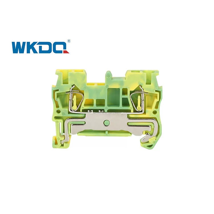 JSTTB 2.5-PE Din Rail Feed Sa Pamamagitan ng Spring Loaded Terminal Block Flame Retarding Nylon