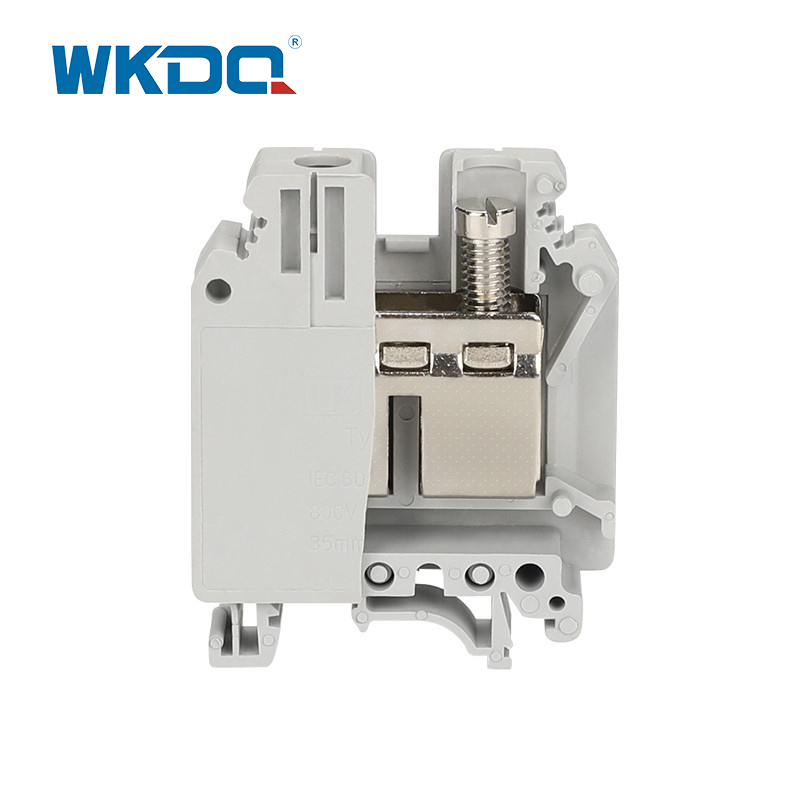 Juk 35 Frail Mounted Terminal Blocks Anti Flaming 35mm na Laki ng Krus na Mataas na Katumpakan