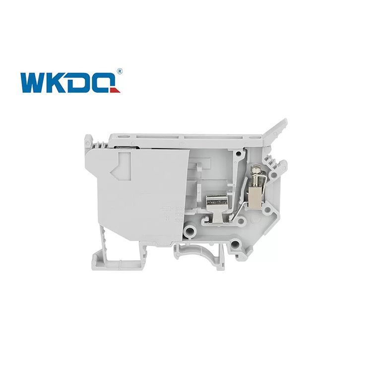 JUK 5-HESI Screw Terminal Block Connector Uk Series Rail Type Gray At Black Color