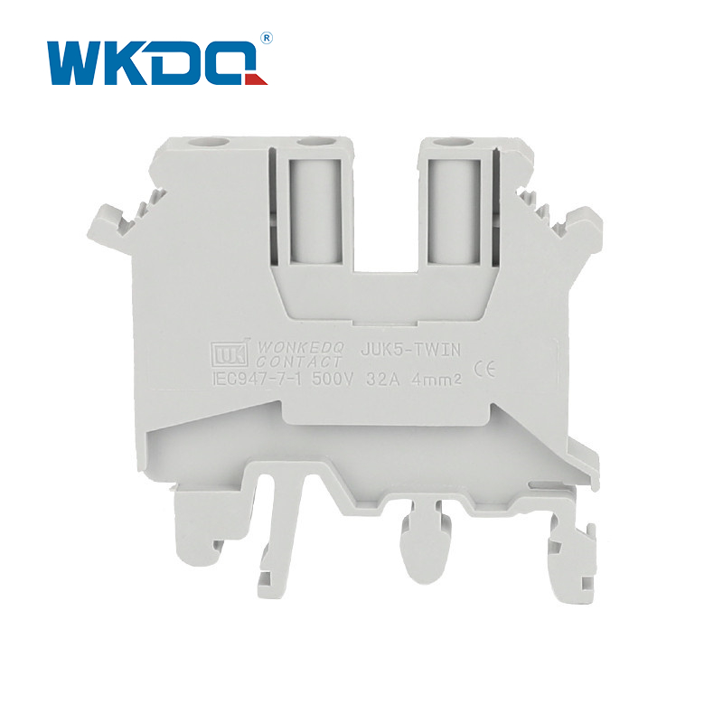 Juk5 twin din rail power terminal block tanso at bakal metal material