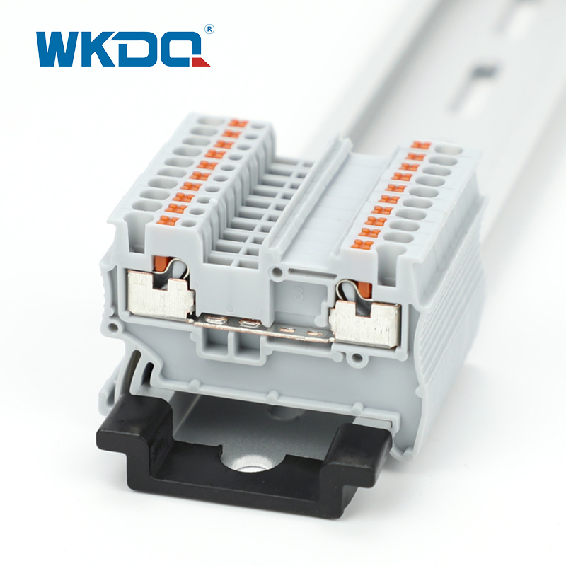 Nylon PA66 Din Rail Terminal Block