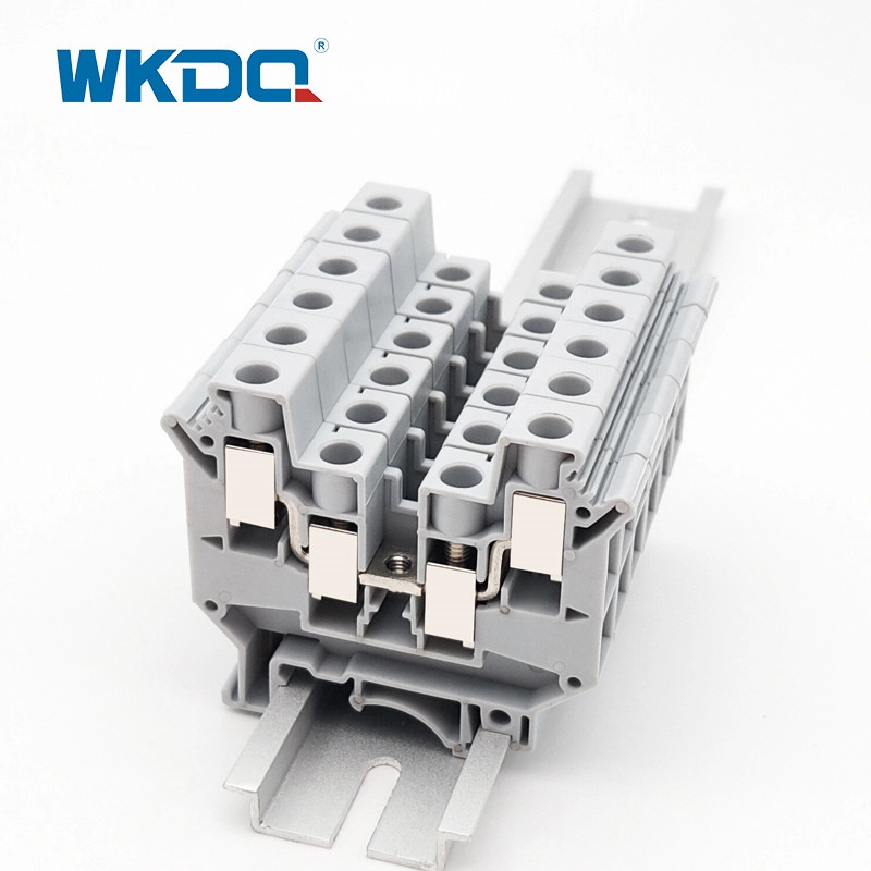 Plastic Screw Clamp Terminal Blocks Mga Uri ng Din Rail Fuse JUK 2.5mm