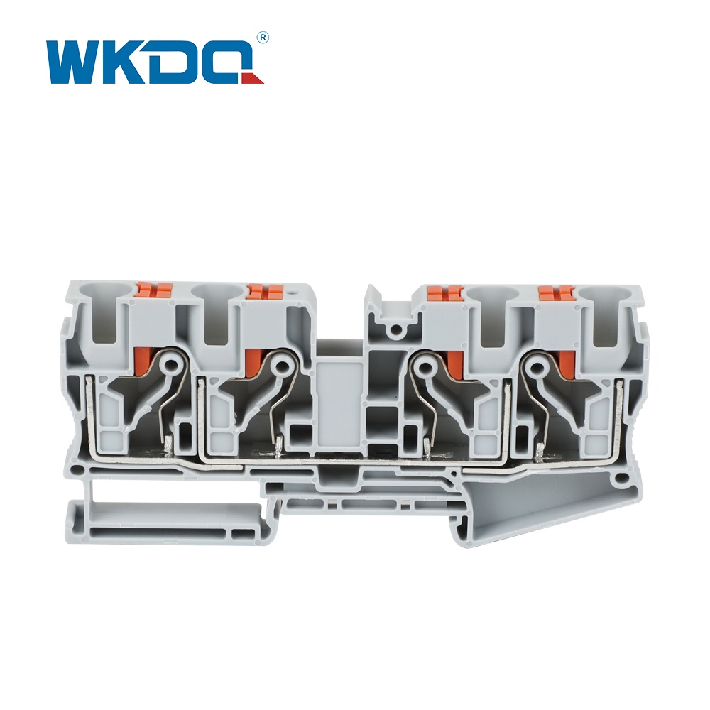PT10-QU Double Entry Push sa Screwless Terminal Block