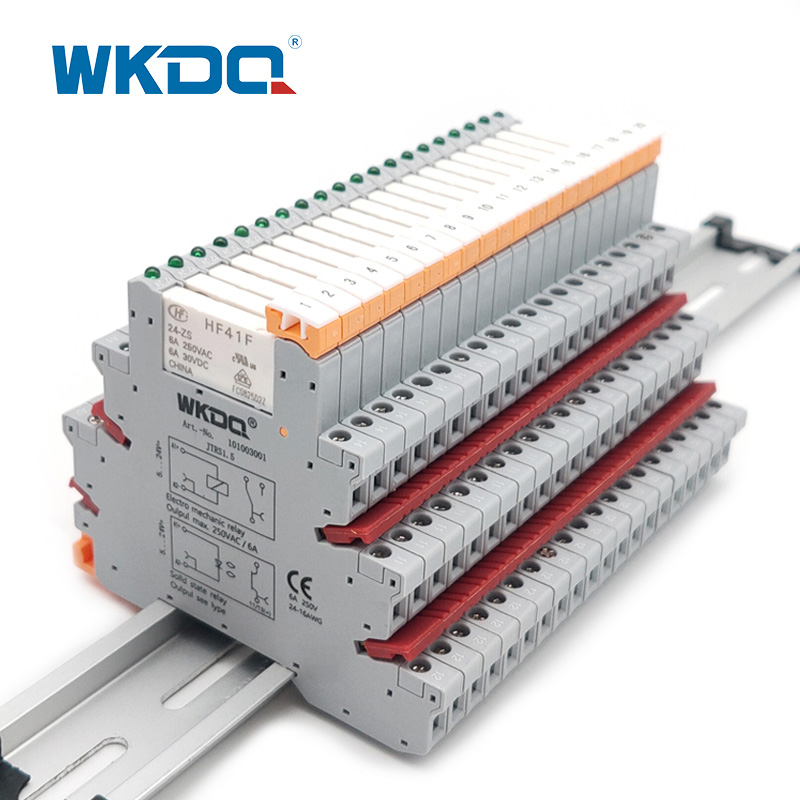 Solid state relay at electromechanical relay Terminal Block