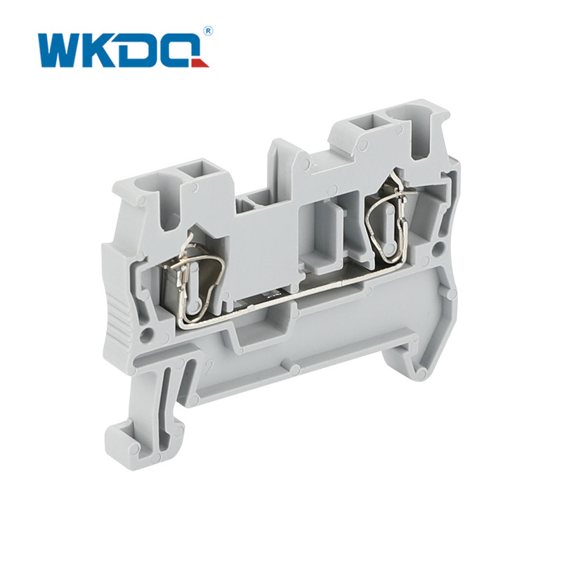 Tin Plated Nylon PA66 Spring Cage Terminal Blocks 12 AWG