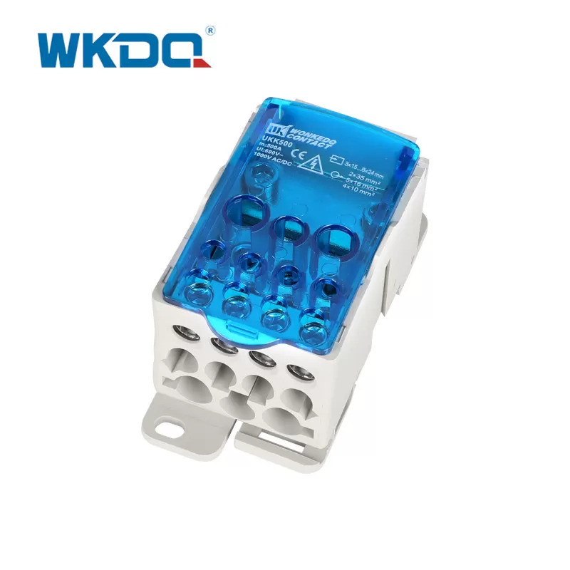 UKK Din Rail Power Distribution Block Box UKK 500A 54mm Butas sa Pag-install