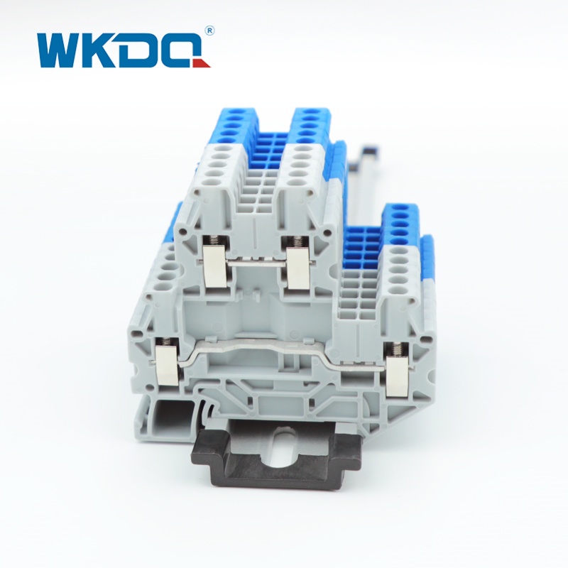 UTTB2.5 2.5mm2 DIN Rail Double level screw terminal block