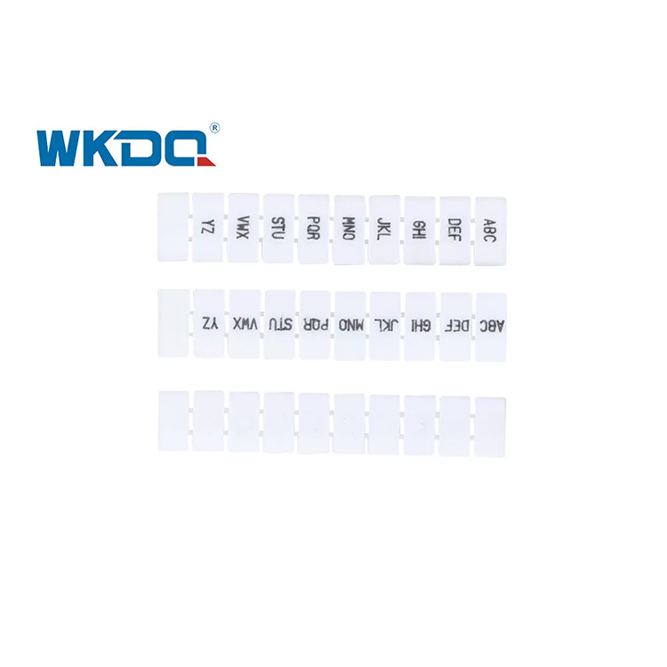 ZB Screw Terminal Block Marking Number Tag Zack Marker Strip Label